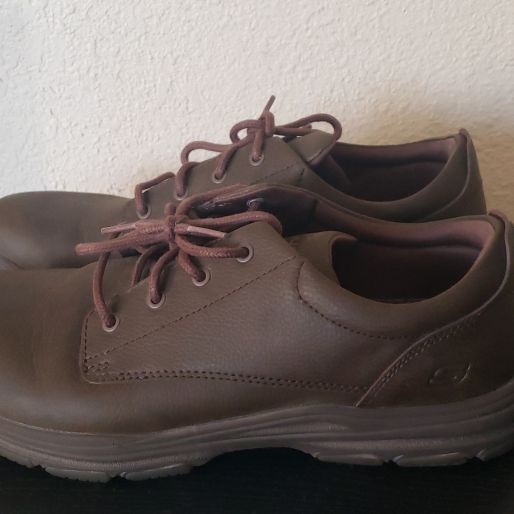 Men's Skechers Garton Modesto Oxford Brown - Picture 5 of 8